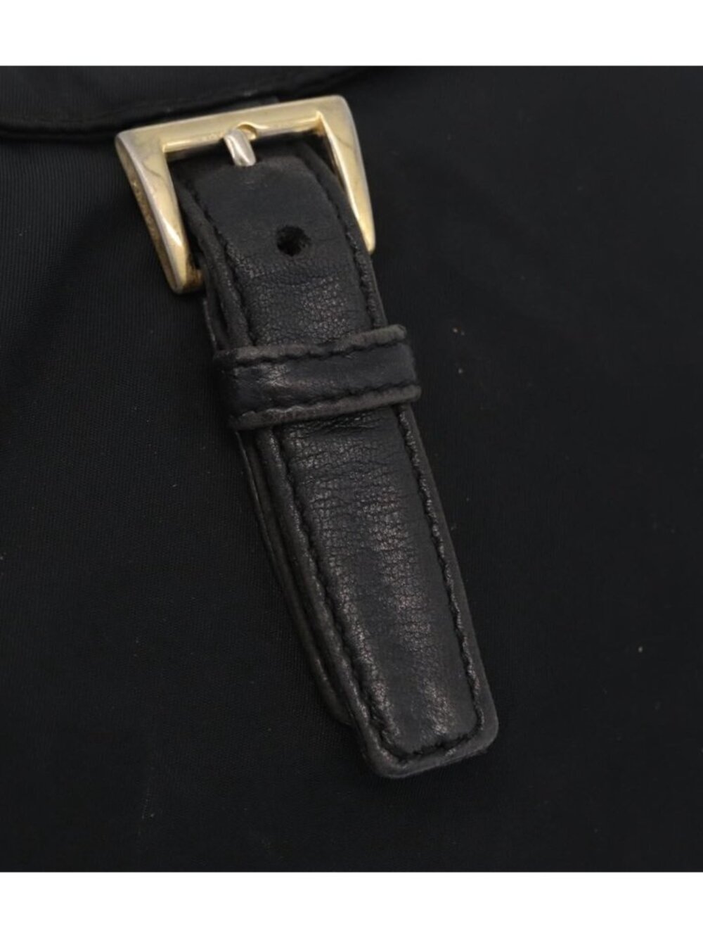 PRADA Backpack Nylon Black Gold - Picture 13 of 16